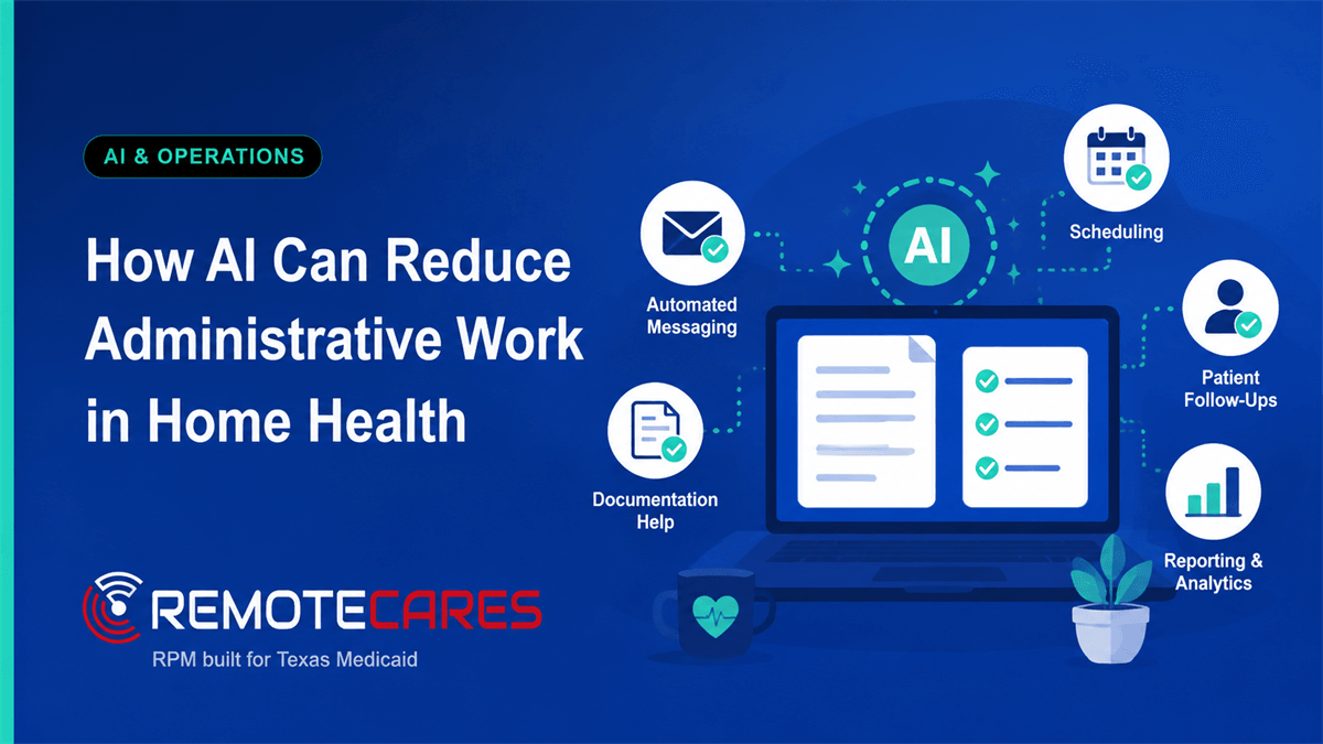 How AI reduces administrative work in home health, from RemoteCares